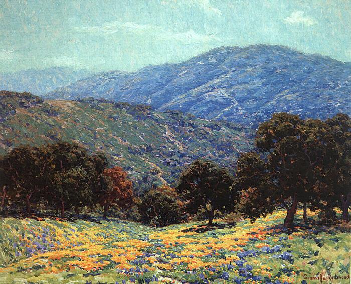 Granville Redmond Flowers Under the Oaks oil painting picture